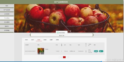java计算机毕业设计农产品销售系统 开题报告 源码 论文